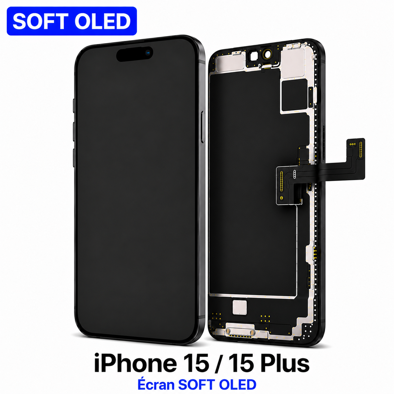 Ecran iPhone 15 Plus Soft Oled